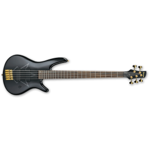 IBANEZ - PIB1-bk Peter Iwers Signature black con astuccio Basso elettrico 5 corde