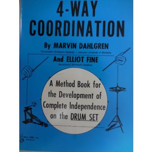 WARNER - 4-way Coordination A Method Book For Drum Set