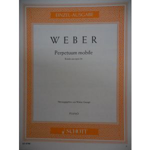 SCHOTT - Weber Perpetuum Mobile Rondo Aus Op 24 Per P/f