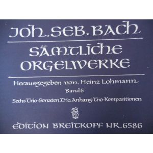 EDITION BREITKOPF - J.S.Bach Orgelwerke Band 6