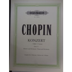 EDITION PETERS - Chopin Konzert F Minor Op.21