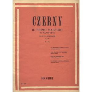 RICORDI - Czerny Il Primo Maestro Di Pianoforte(100 Studi giornalieri