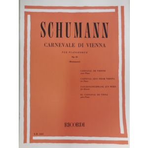 RICORDI - Schumann Carnevale Di Vienna Op.26 Per Pianoforte