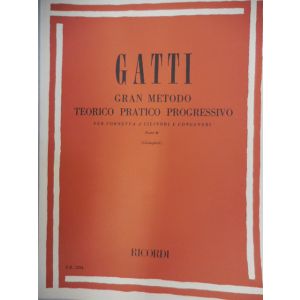 RICORDI - Gatti Gran Metodo Teor/prat.progr.cornetta Cilindri