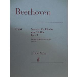 G.HENLE VERLAG - Beethoven Sonaten Fur Klavier Und Violine Band I