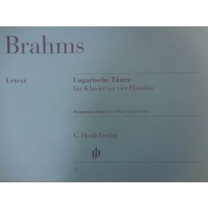 G.HENLE VERLAG - Brahms Ungarische Tanze Fur Klavier Zu Vier Handen