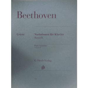 G.HENLE VERLAG - Beethoven Variationen Fur Klavier Band Ii