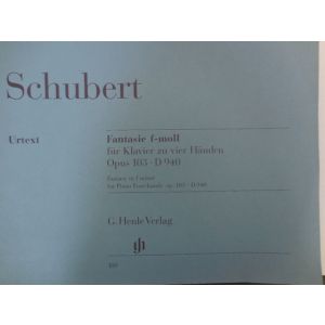 G.HENLE VERLAG - Schubert Fantasie F-moll Fur Klavier Zu Vier Hande