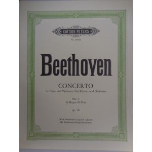 EDITION PETERS - Beethoven Concerto N¦4 Op.58 Fur Klavier/orchester