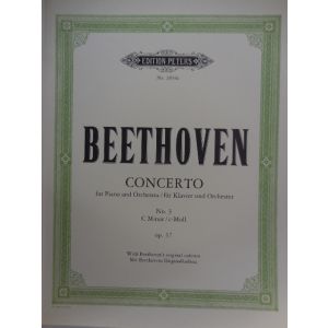 EDITION PETERS - Beethoven Concerto N¦3 Op.37 Fur Klavier /orchest