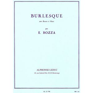 LEDUC - E.Bozza Burlesque Pour Basso Et Piano